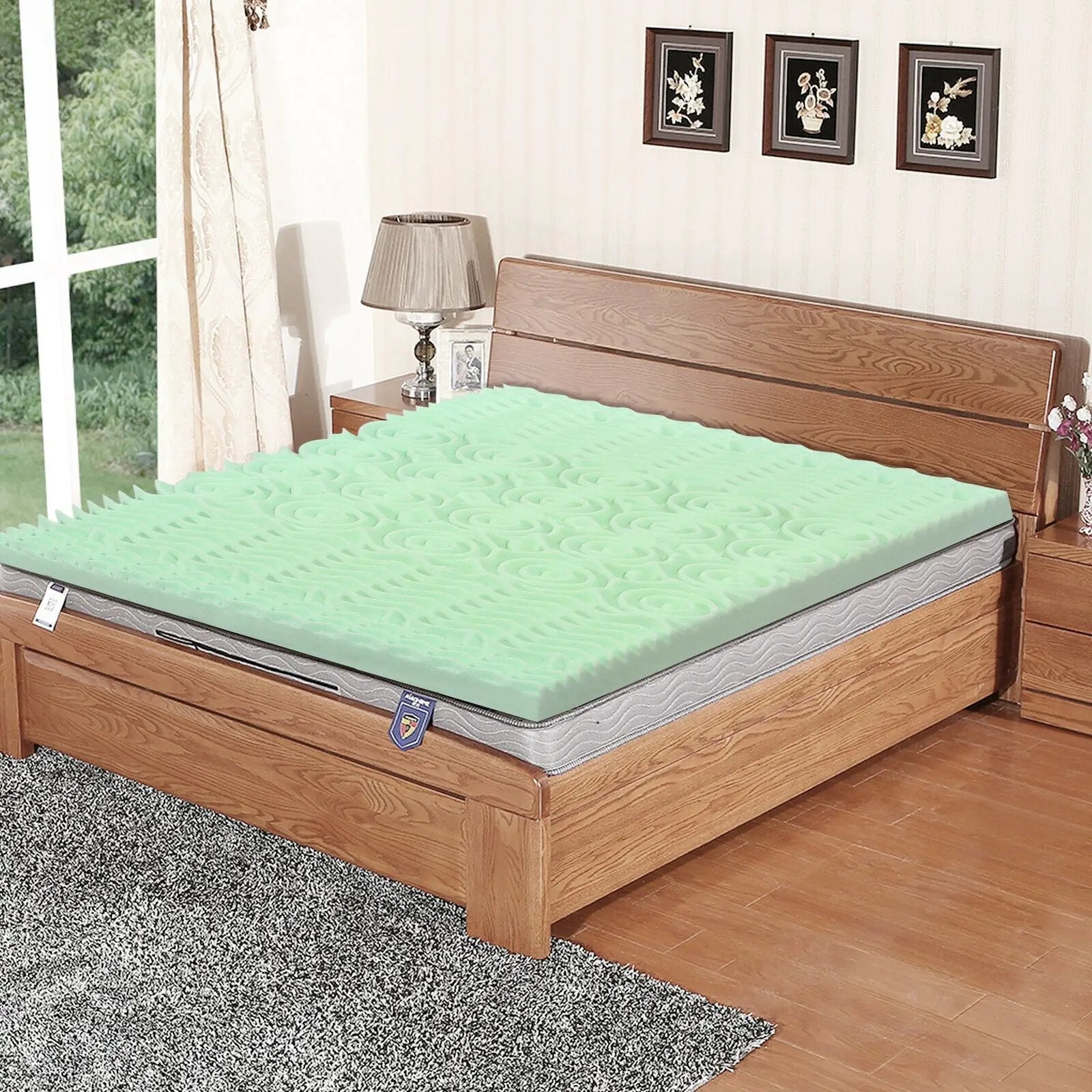 3 Inch Comfortable Mattress Topper Cooling Air Foam by DirectDeals