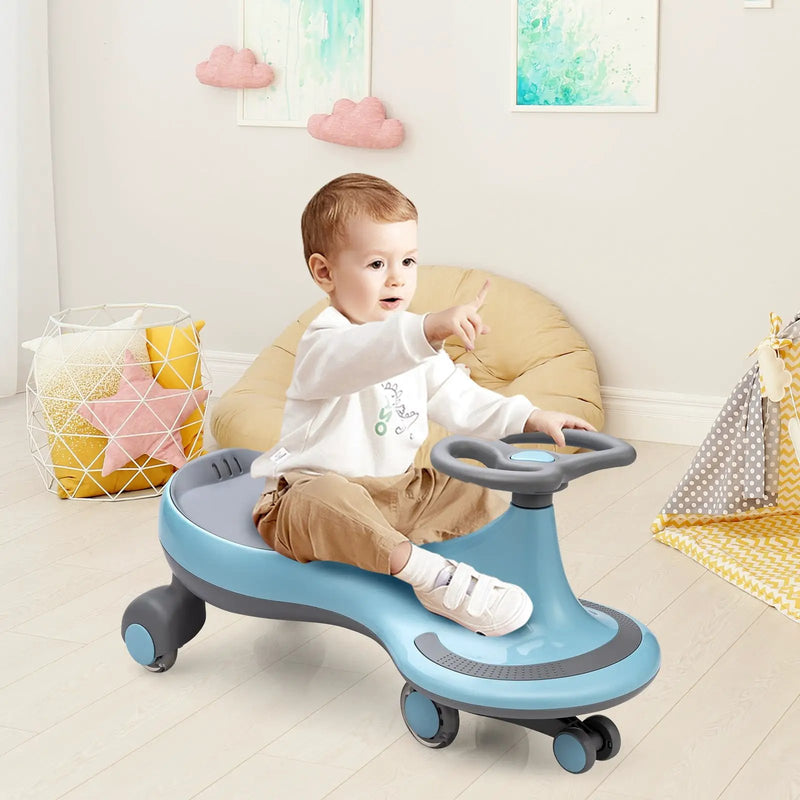 Wiggle Car Ride-on Toy with Flashing Wheels by DirectDeals