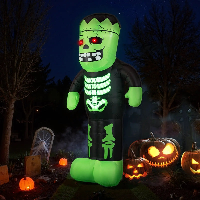8.4 Feet Tall Halloween Inflatable Decoration Blow up Frankenstein Decoration by DirectDeals