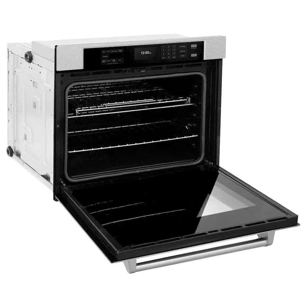 ZLINE 30"Professional True Convection Single Wall Oven, Air Fry, Self Clean, DuraSnow® Stainless Steel WASS-30 by Farmhouse Kitchen and Bath