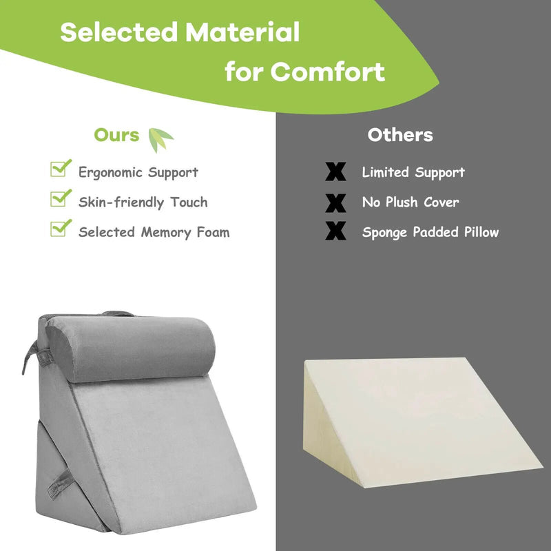 Adjustable Neck Back Support Memory Foam Headrest by DirectDeals