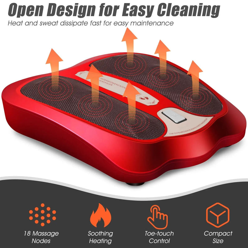 Shiatsu Heated Electric Kneading Foot and Back Massager by DirectDeals