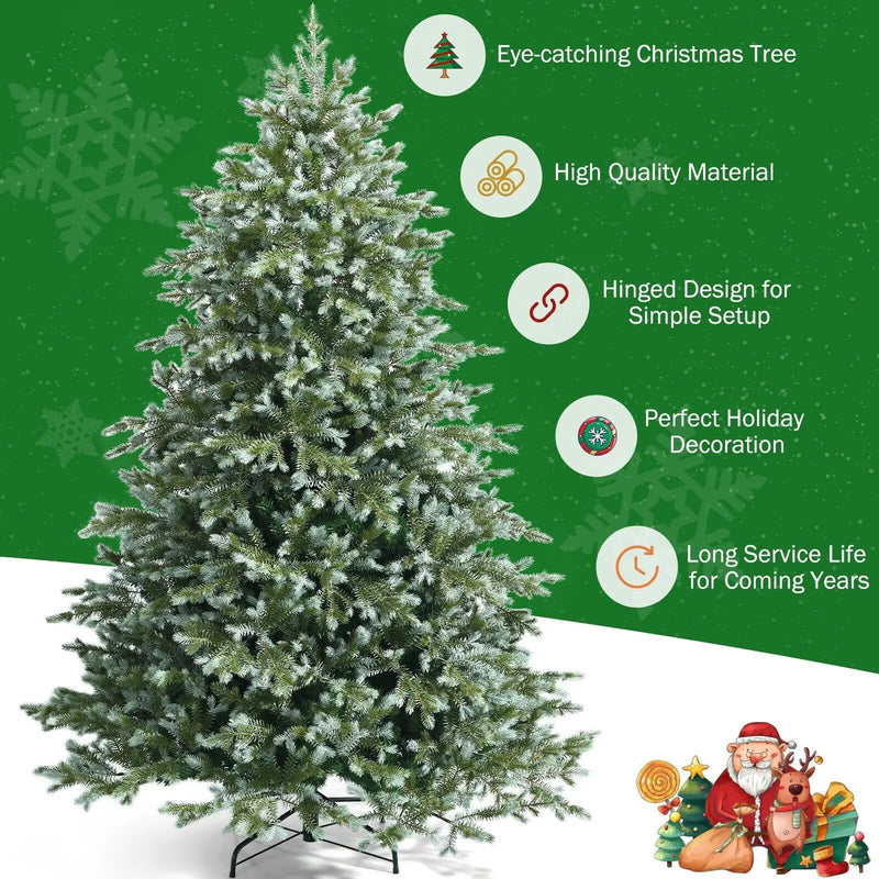 7 Feet Artificial Christmas Tree with 1260 Mixed PE and PVC Tips by DirectDeals