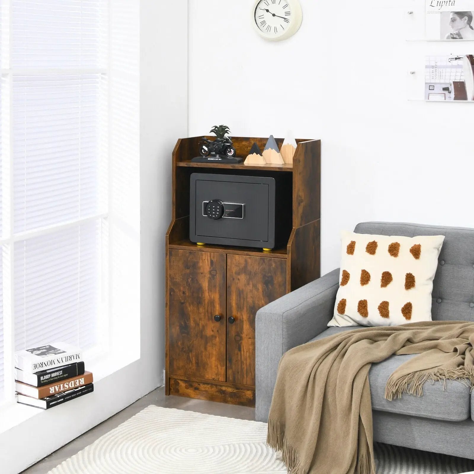 1.0 cu ft Fireproof Waterproof Electronic Safe Box with Digital Keypad and Key by DirectDeals