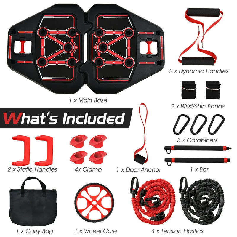 All-in-one Portable Pushup Board with Bag by DirectDeals