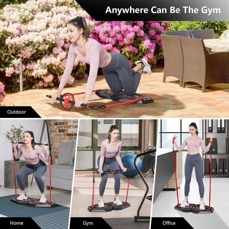 All-in-one Portable Pushup Board with Bag by DirectDeals