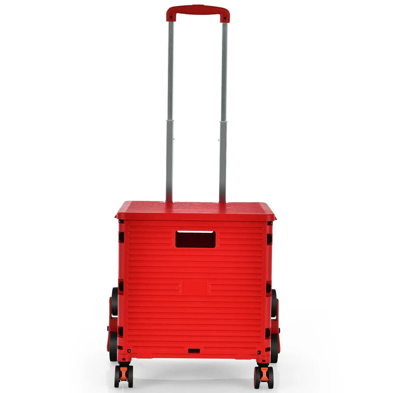 Costway Foldable Utility Cart for Travel and Shopping by DirectDeals