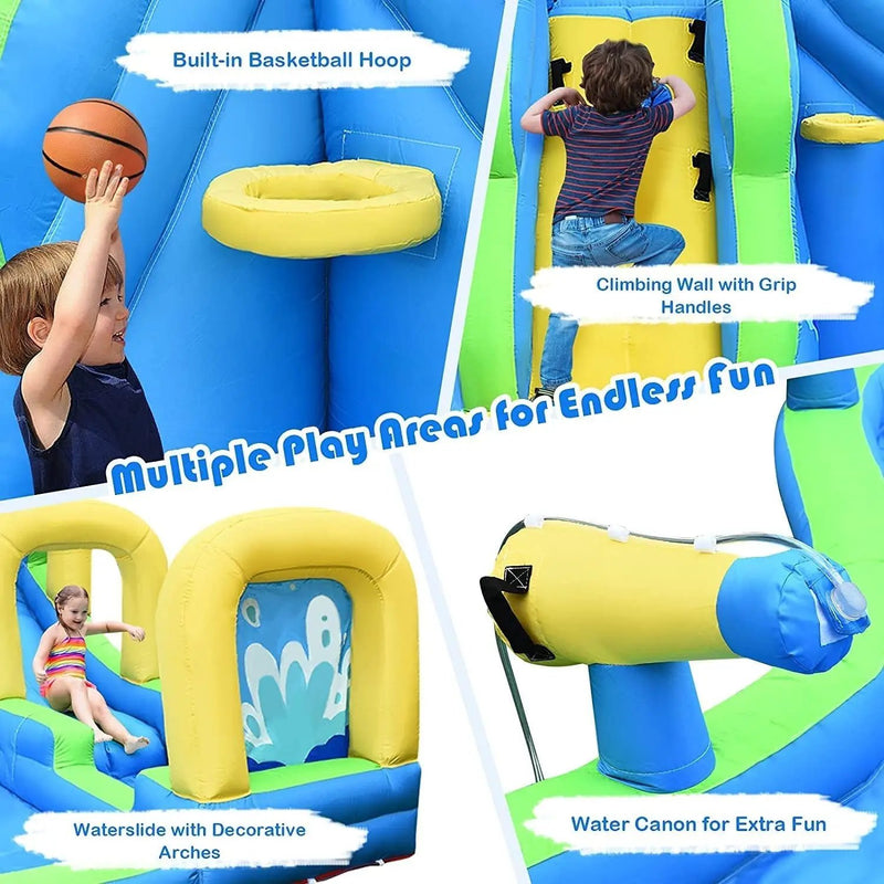 Multifunctional Inflatable Water Bounce with 735W Blower by DirectDeals