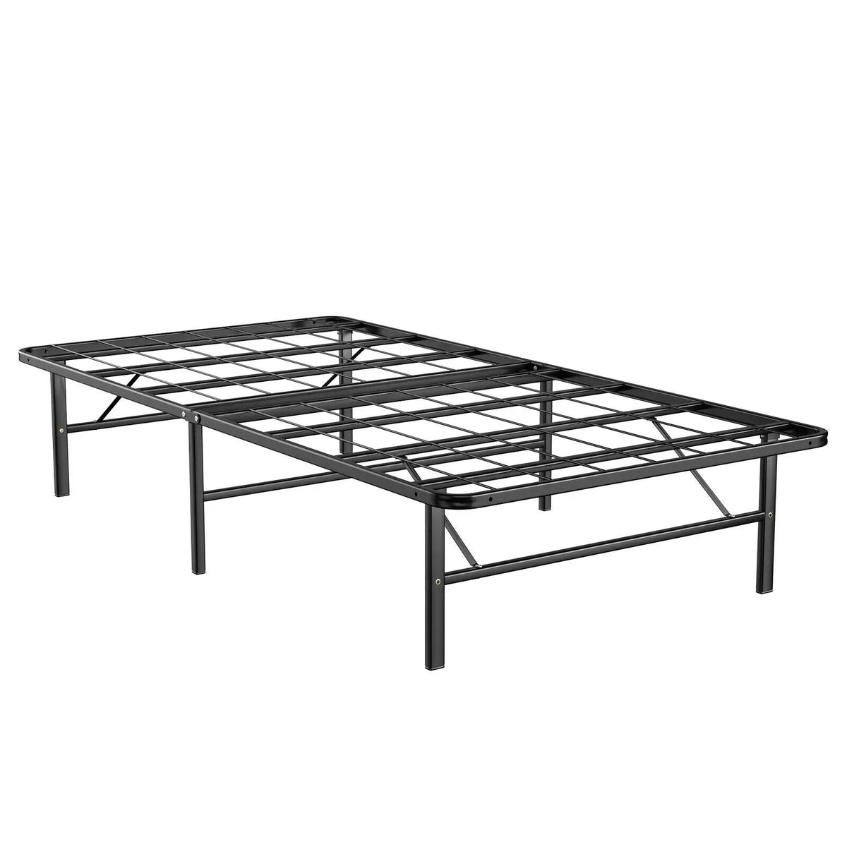 Twin/Full/Queen Size Foldable Metal Platform Bed with Tool-Free Assembly by DirectDeals