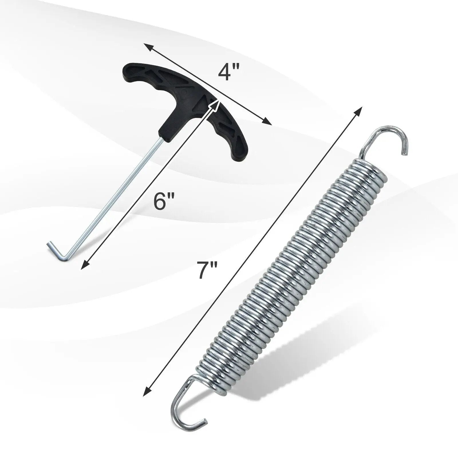 5.5 Inch Rustproof Galvanized Steel Replacement Trampoline Elasticity Springs by DirectDeals