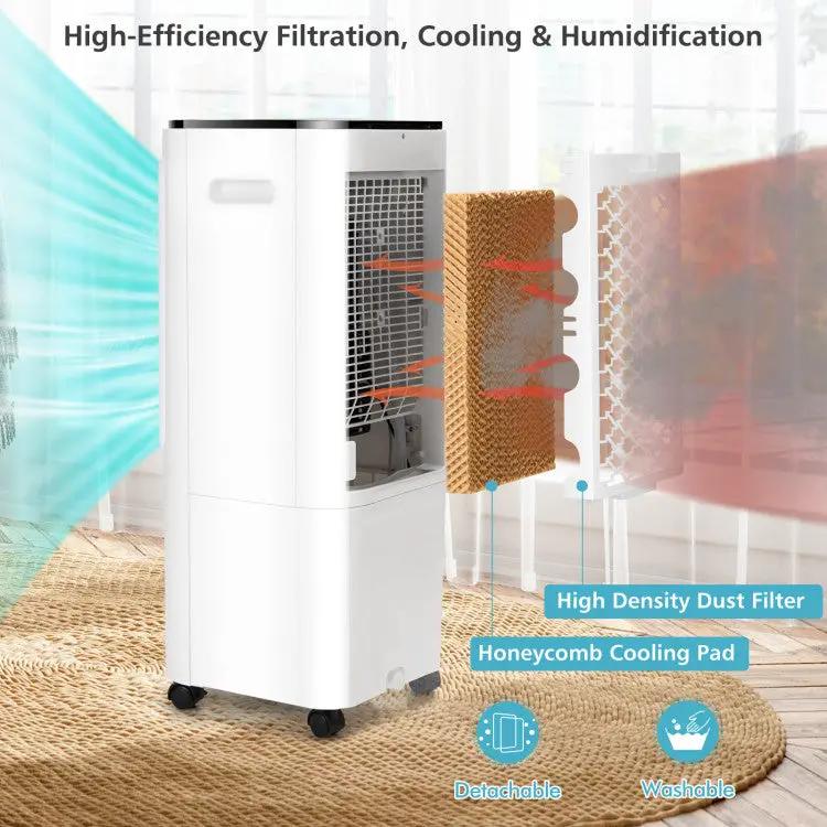 4-in-1 Air Cooler - 12L Tank & 4 Ice Packs by DirectDeals