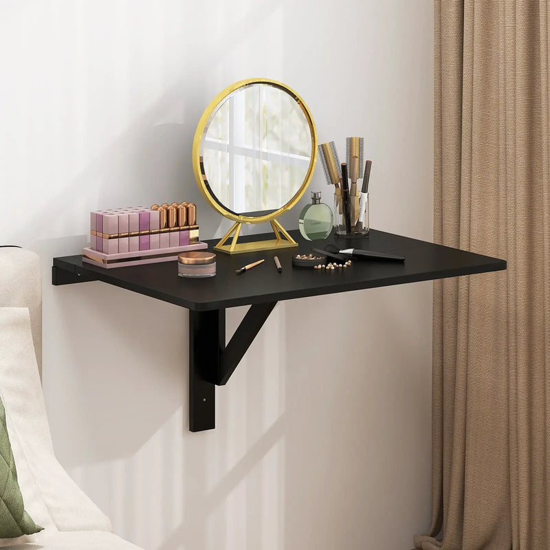 31.5 x 23.5 Inch Wall Mounted Folding Table for Small Spaces by DirectDeals