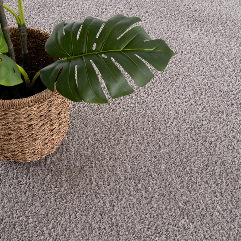 Judy Solid Gray Washable Shag Rug - Clearance by Boutique Rugs