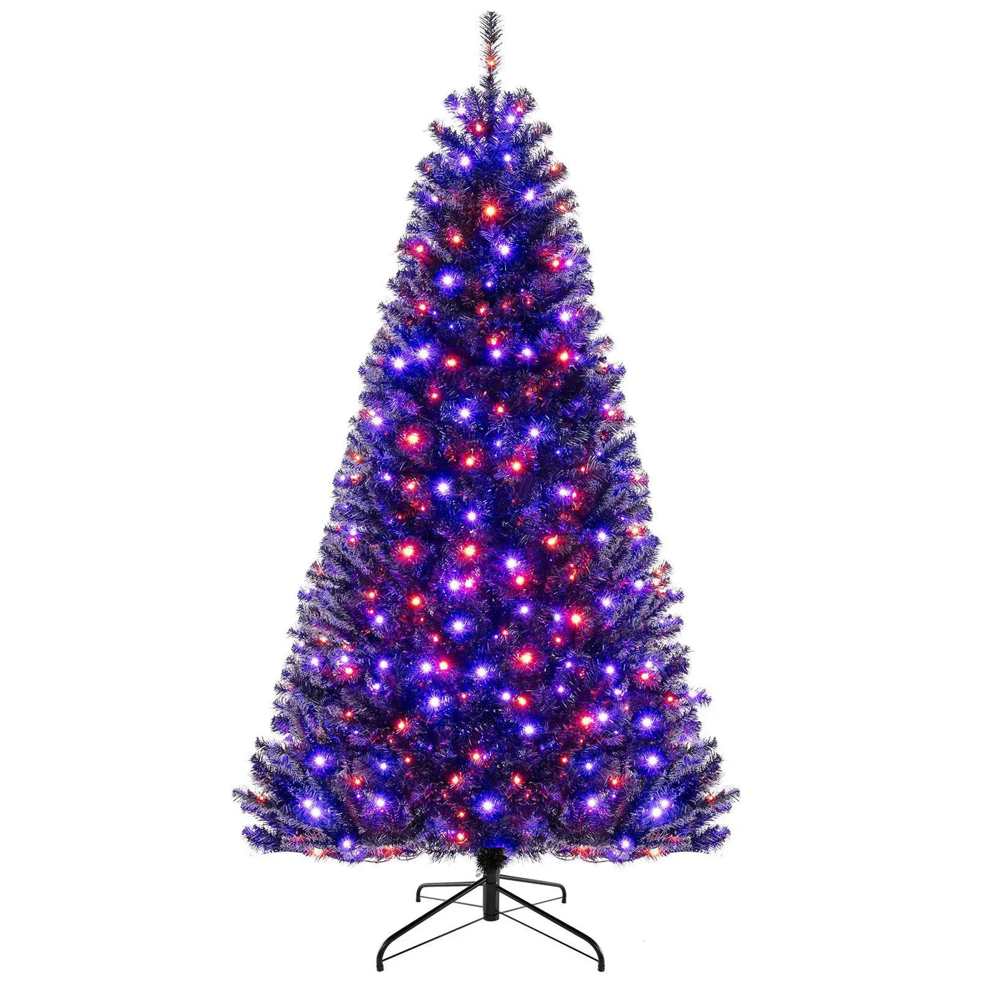 6/7/8 Feet Artificial Christmas Tree with 6 Lighting Modes and Spooky Sounds by DirectDeals