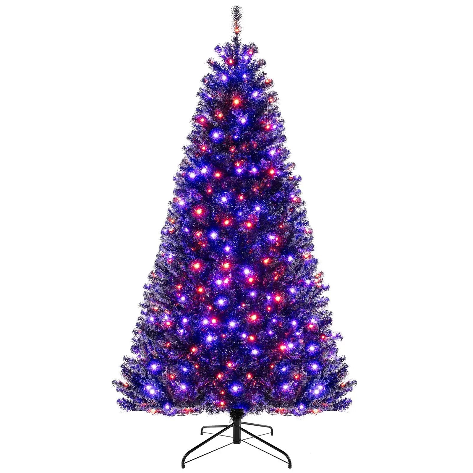 6/7/8 Feet Artificial Christmas Tree with 6 Lighting Modes and Spooky Sounds by DirectDeals