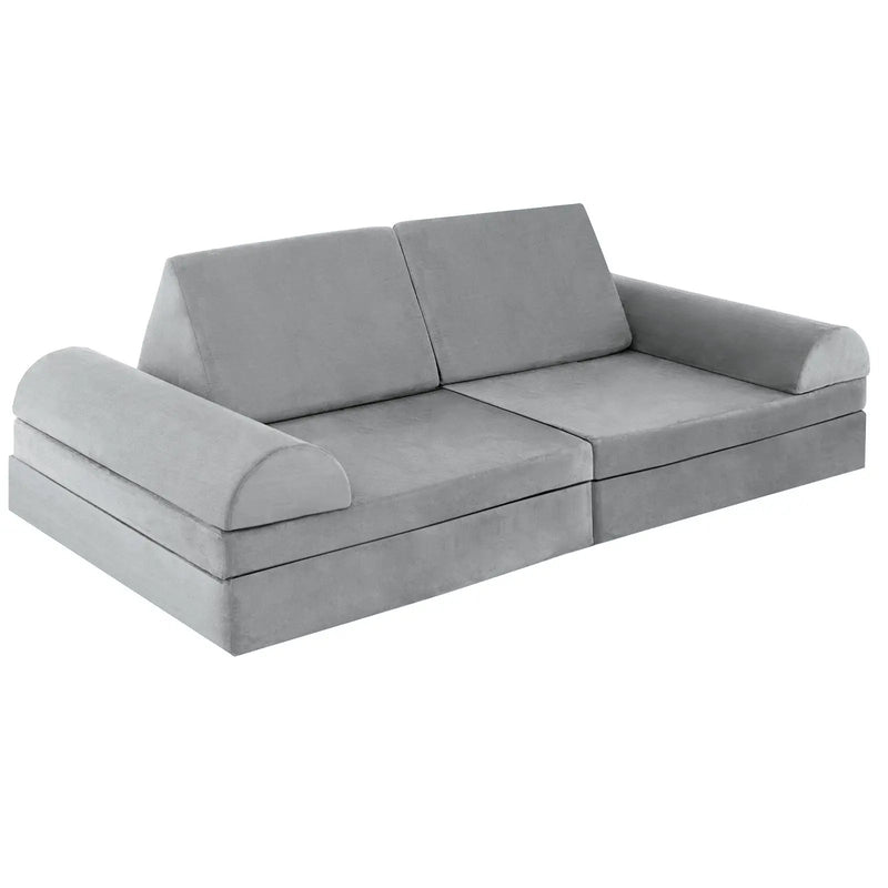 6 Pieces Convertible Kids Sofa Playset with Zipper by DirectDeals