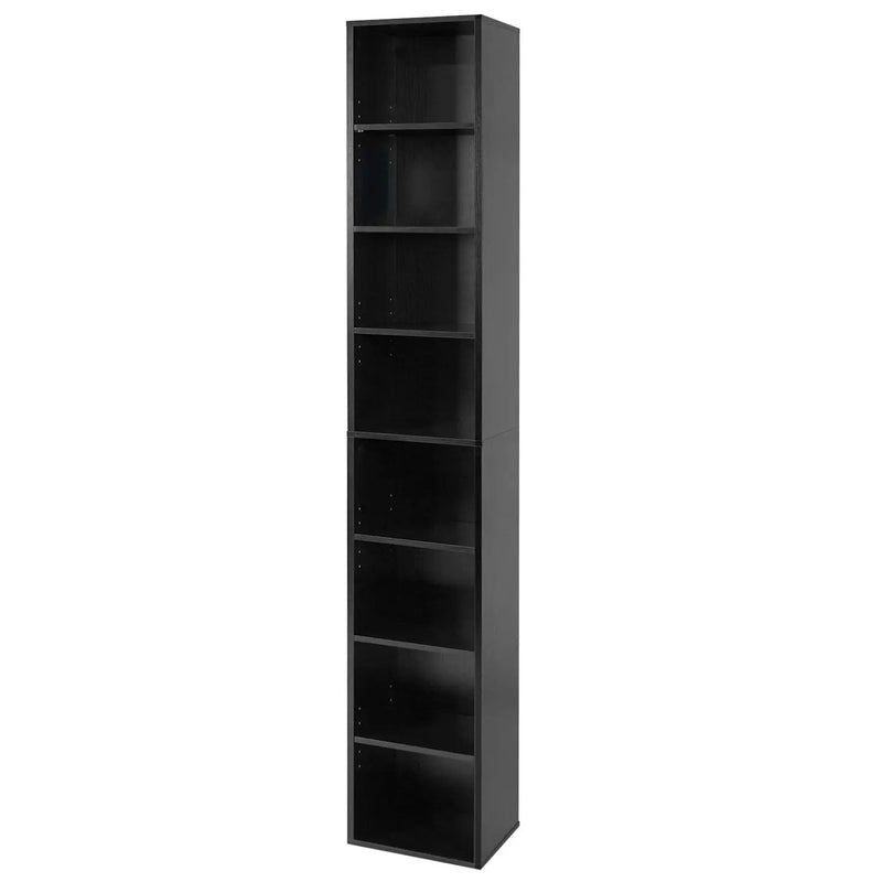 8-Tier Narrow Bookshelf with Adjustable Shelves by DirectDeals