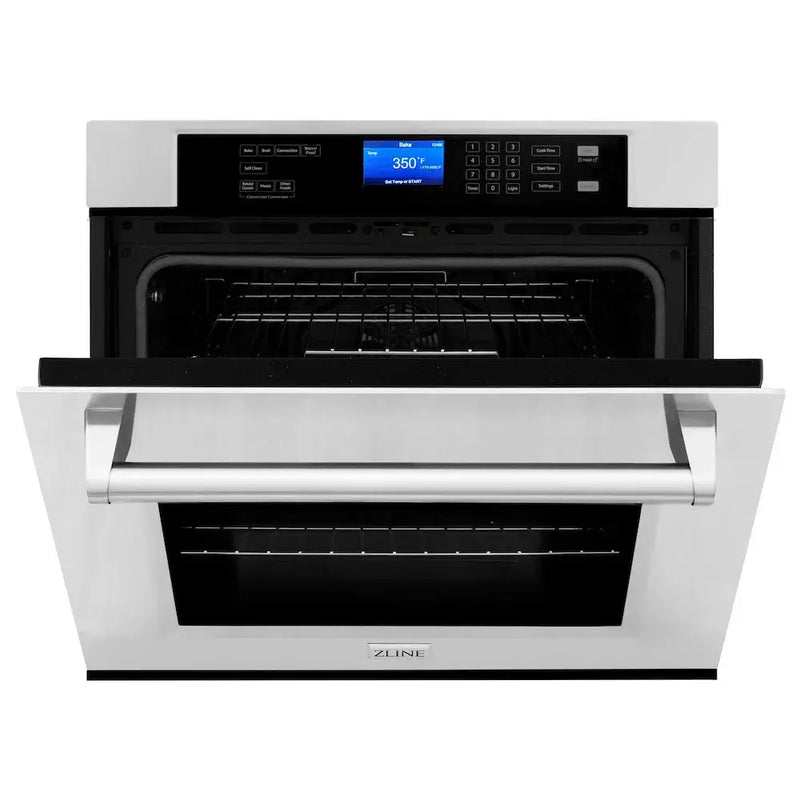 ZLINE 30" Oven ASW30 & Microwave MWO24 Bundle, 2KP-MW24-AWS30 by Farmhouse Kitchen and Bath
