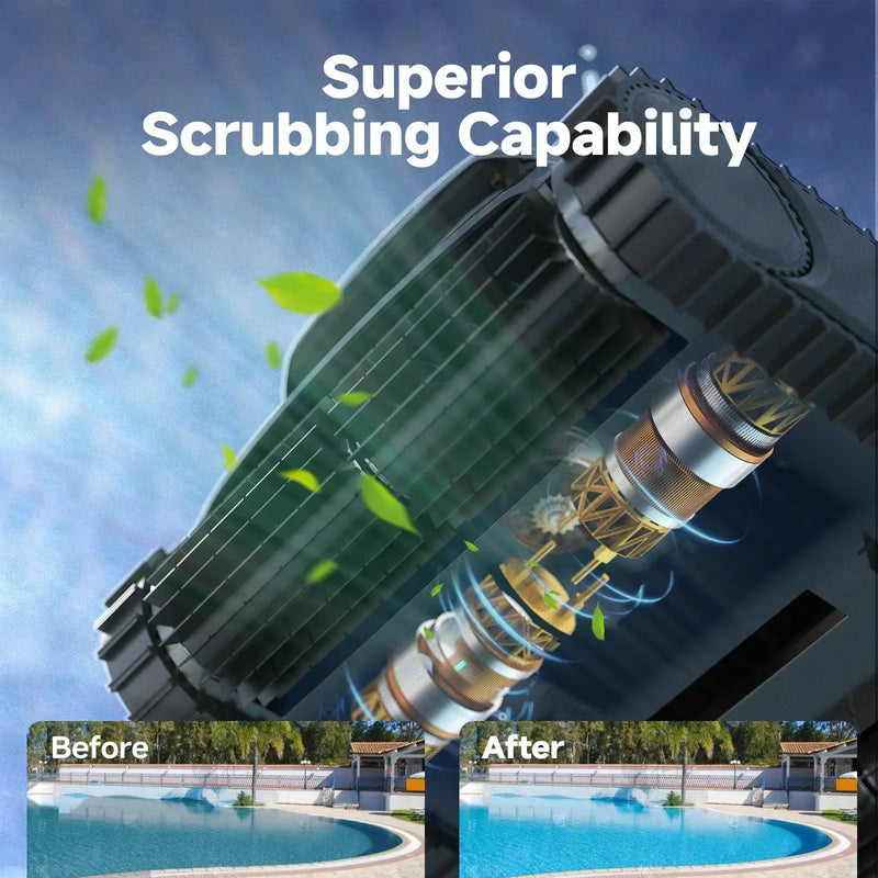 WYBOT M1 Cordless Robotic Pool Cleaner by WYBOT