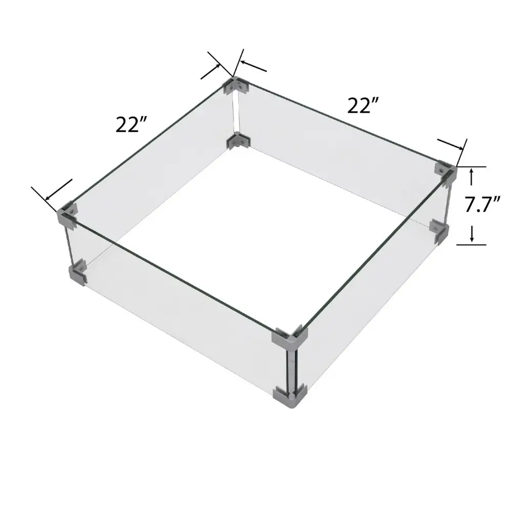 Propane Fire Pit Table Outdoor 50,000 BTU Firepits for Outside CSA Certified by EnvelorHome