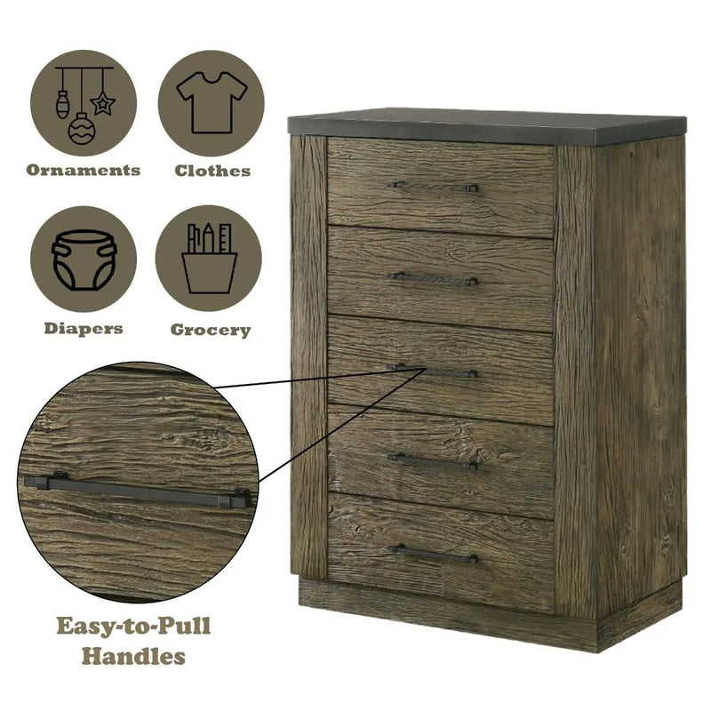 Lance - Chest - Tree Bark by Unique Piece Furniture