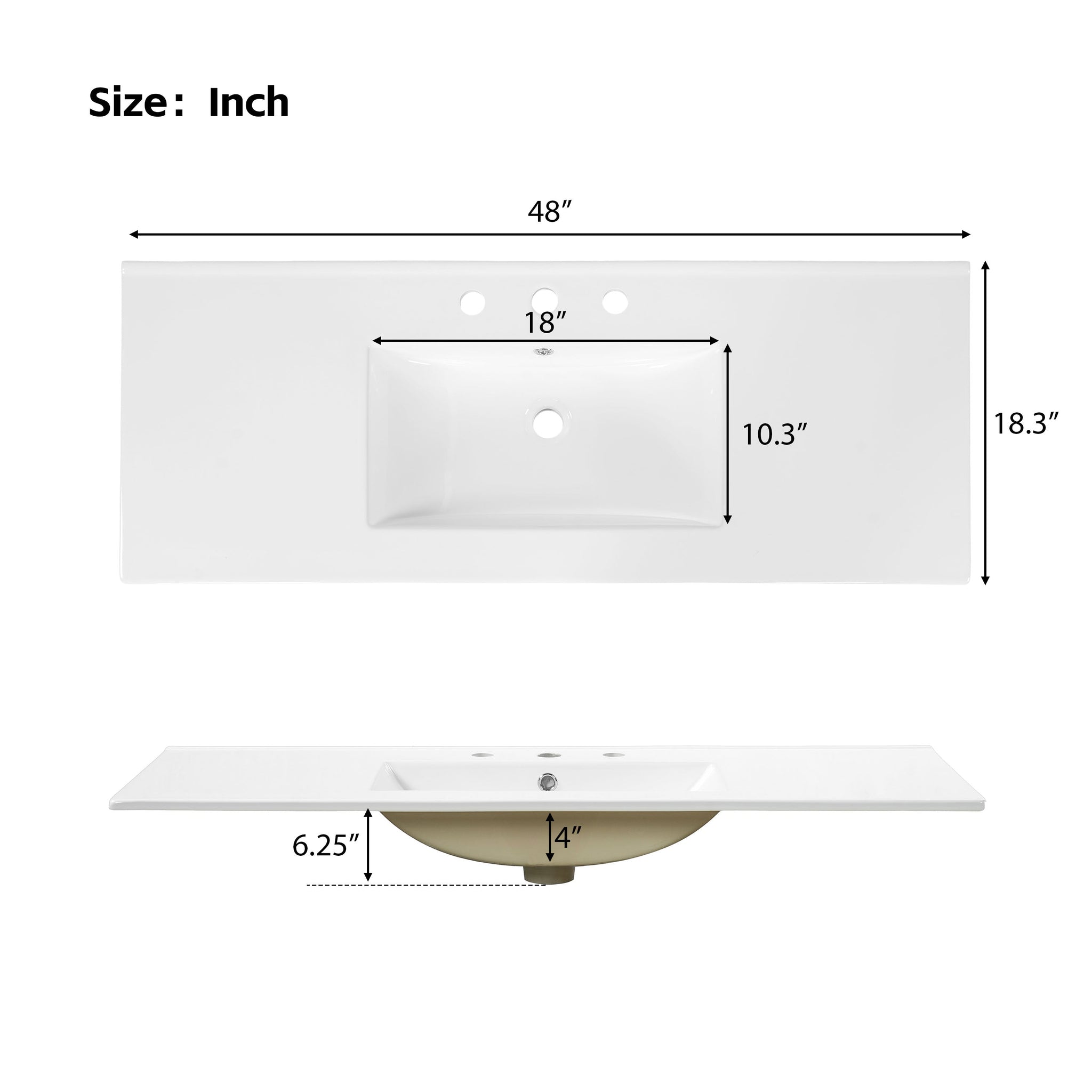 48-Inch Natural Rattan Bathroom Vanity by HouseOfZazla