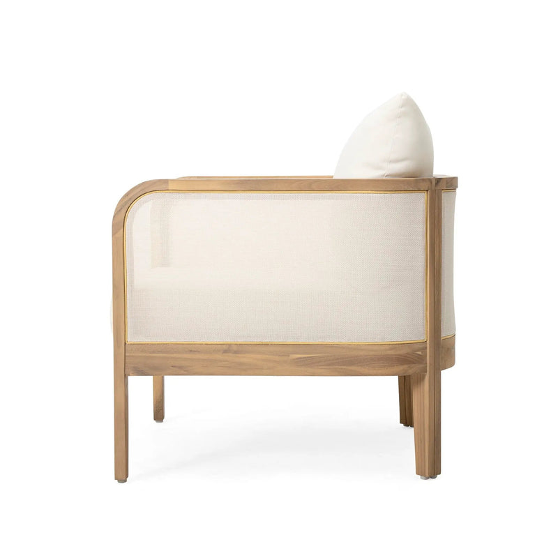 Outdoor Acacia Wood Patio Club Chair by HouseOfZazla