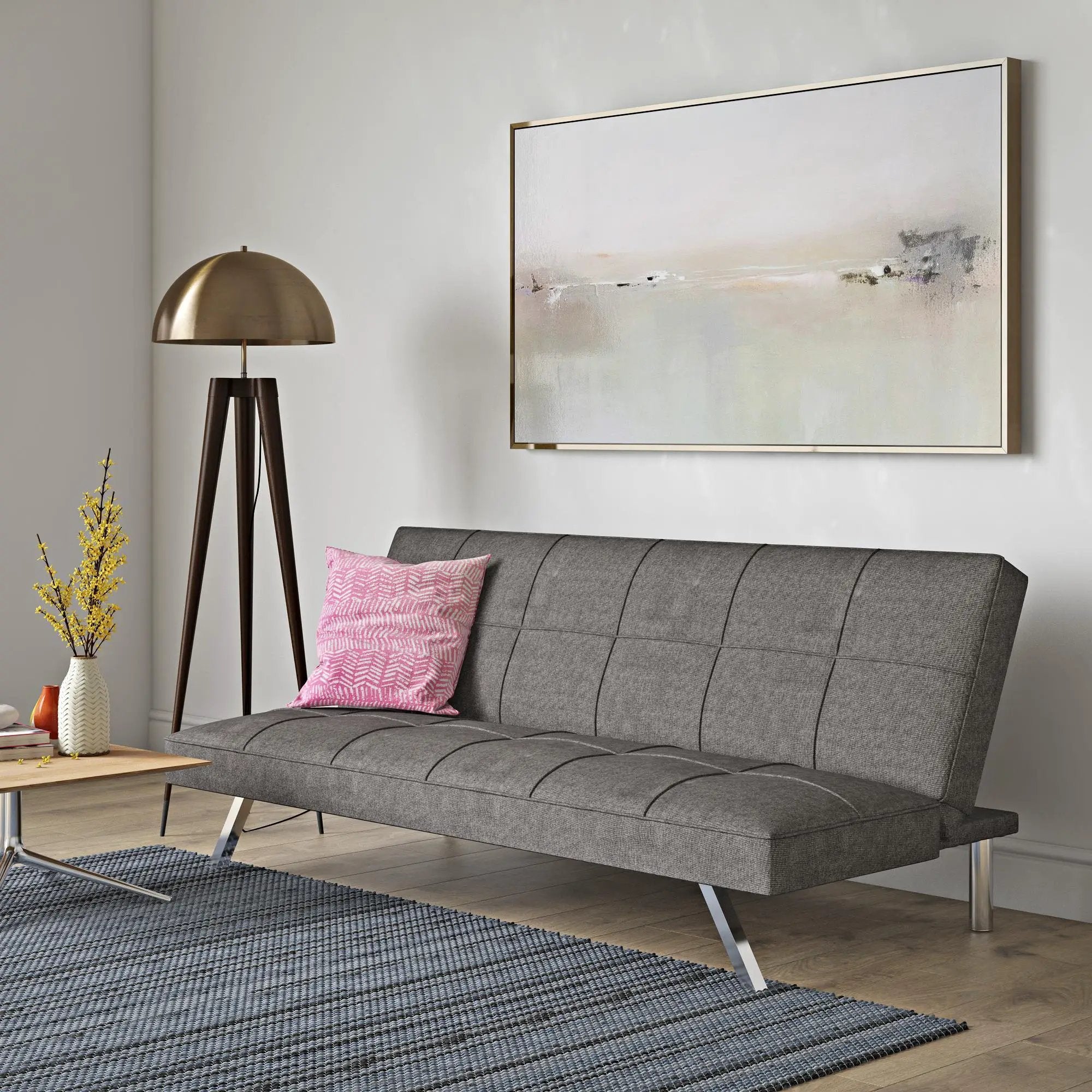 Futon Sofa Bed - Dark Gray by HouseOfZazla