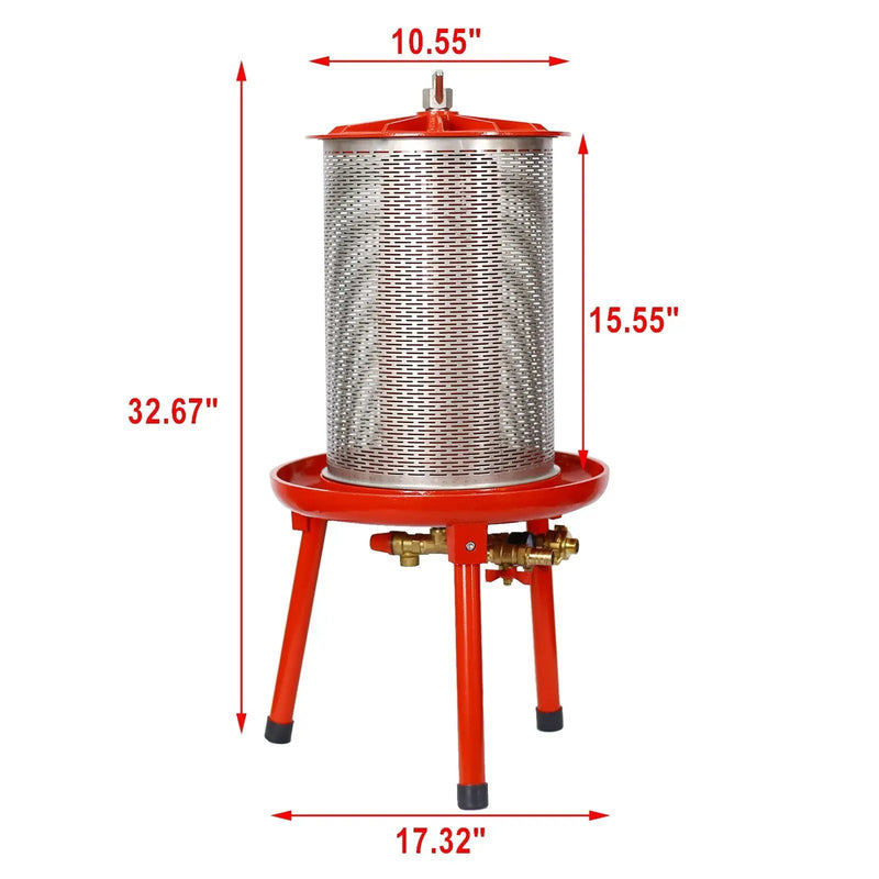 Hydraulic Fruit Wine Apple Press 5.3 Gallon / 20L by HouseOfZazla