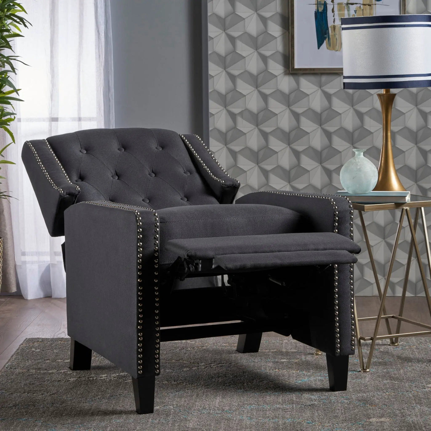 Classic Fabric Push Back Chair by HouseOfZazla