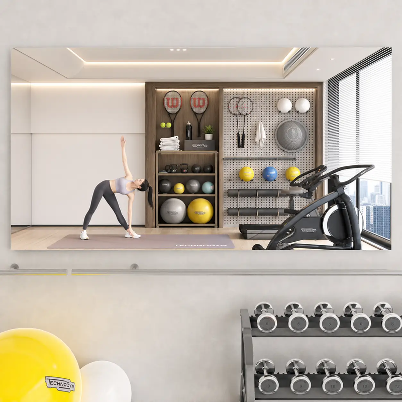 Home Gym Workout Mirror 72" L x 36" W by HouseOfZazla