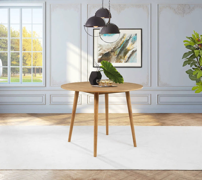Andrews 48-inch Round Counter Height Dining Table Light Ash by Unique Piece Furniture