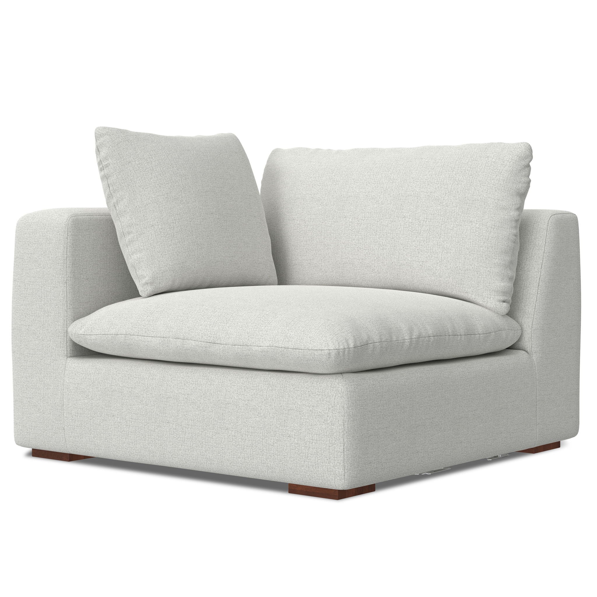 Jasmine - Left Arm Sofa Module - Gray by HouseOfZazla
