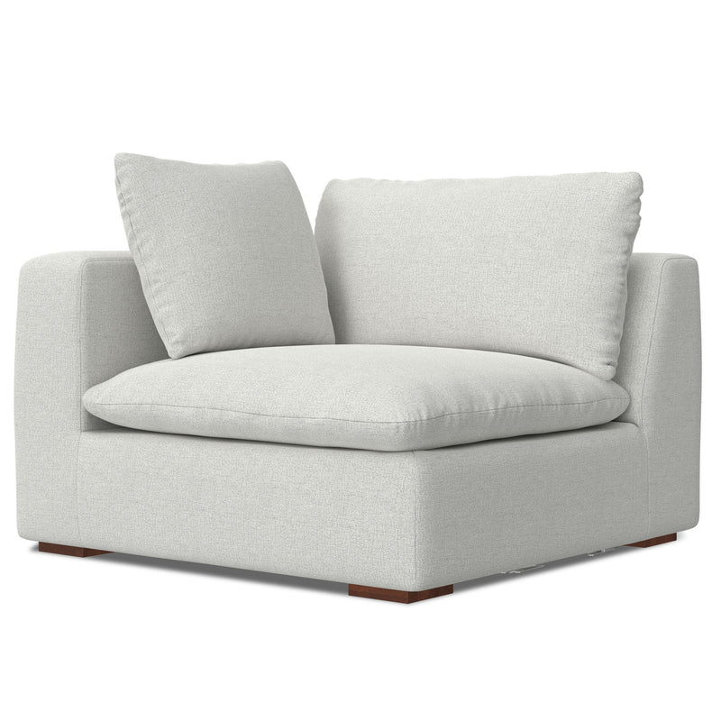 Jasmine - Left Arm Sofa Module - Gray by HouseOfZazla