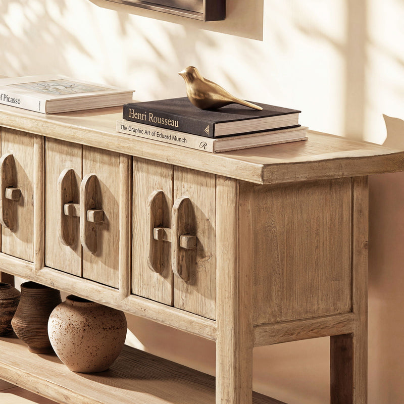 Rowan - Sideboard With Lower Shelf - Natural by HouseOfZazla