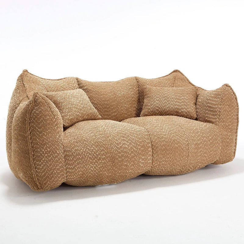Comfortable Dual Beanbag Chair With High Resilience Foam Core For 2 People by HouseOfZazla
