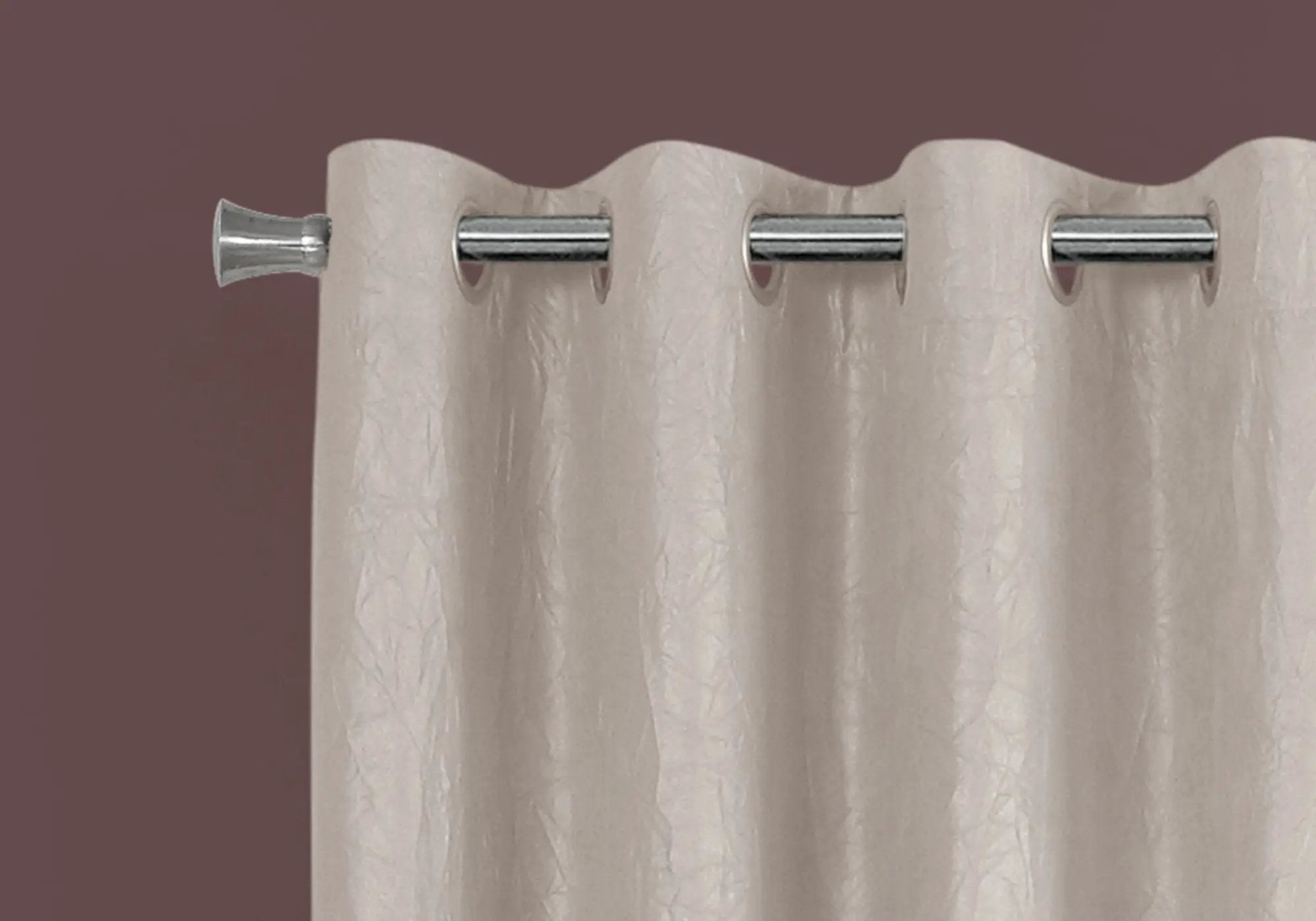 2 Pieces Set Room Darkening Curtain Panels with Grommet - Contemporary Style by HouseOfZazla