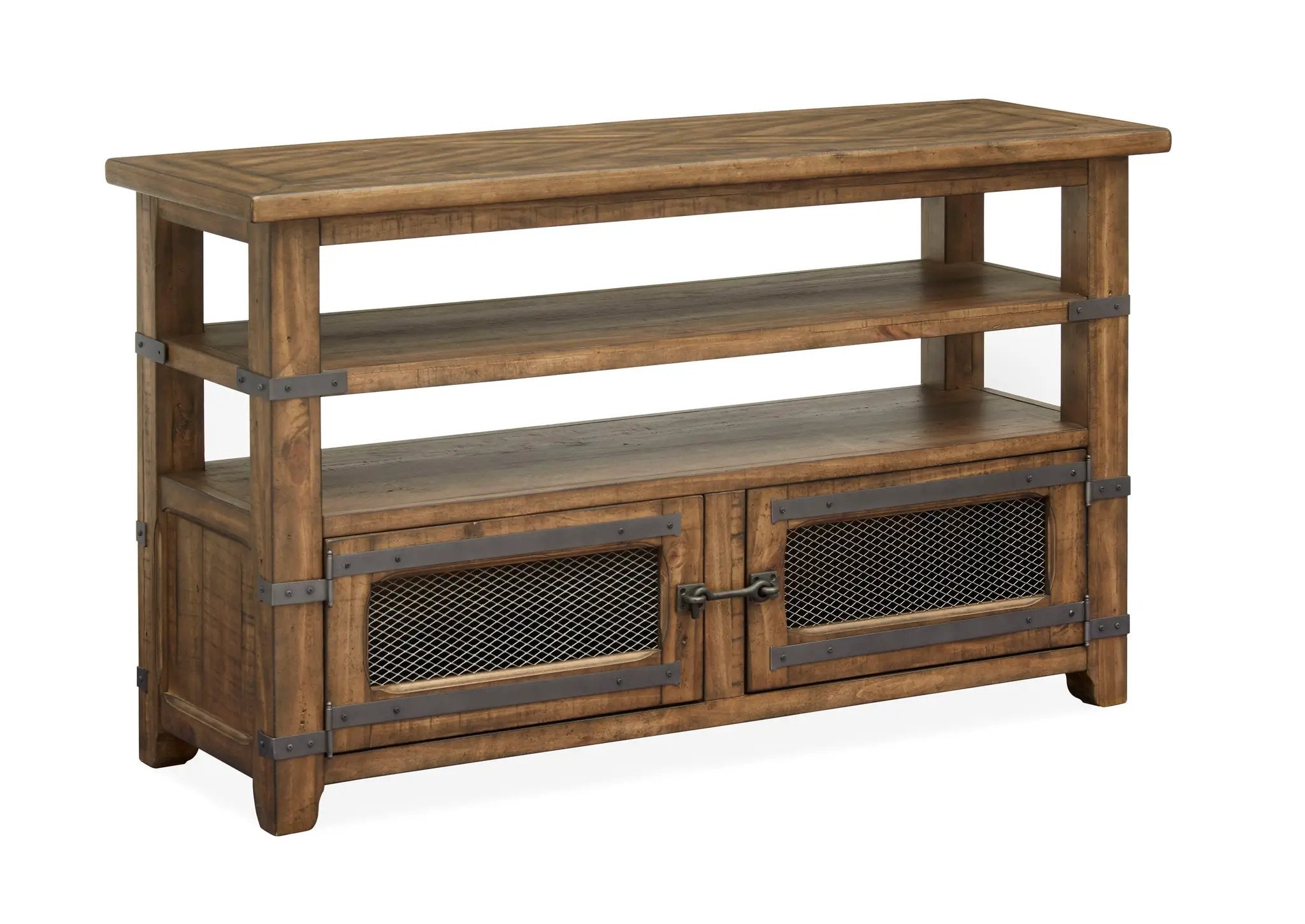 Chesterfield - Rectangular Sofa Table - Farmhouse Timber by Unique Piece Furniture