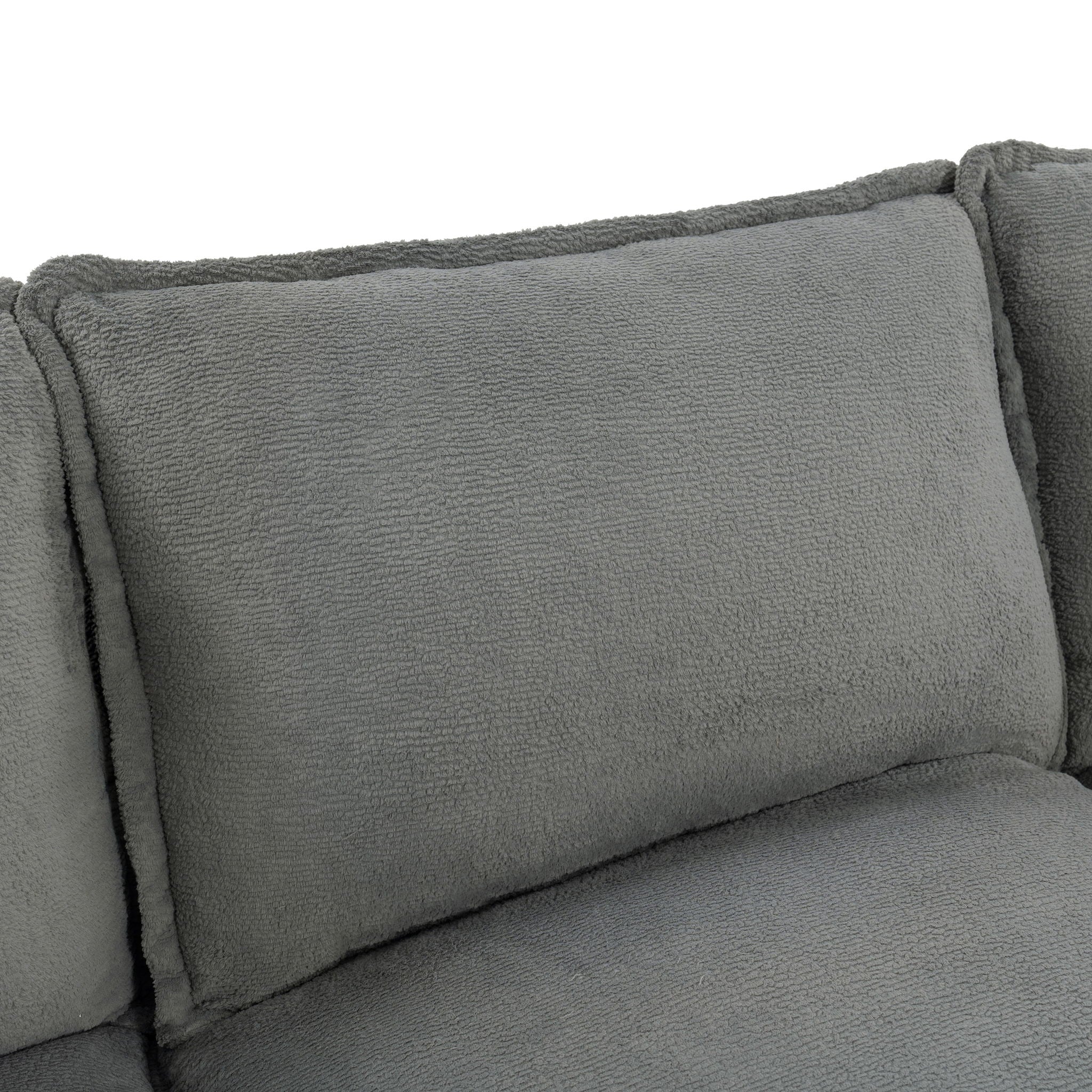 Modern Sofa Set With Double Layer Cushion And Side Storage Pockets by HouseOfZazla