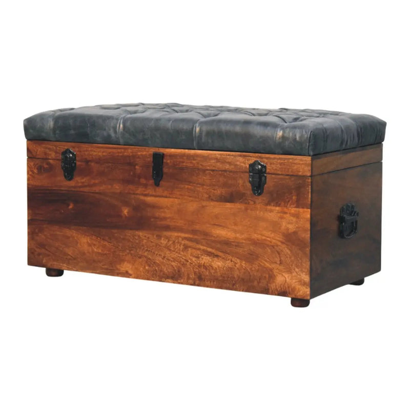 Solid Wood Storage Bench by HouseOfZazla