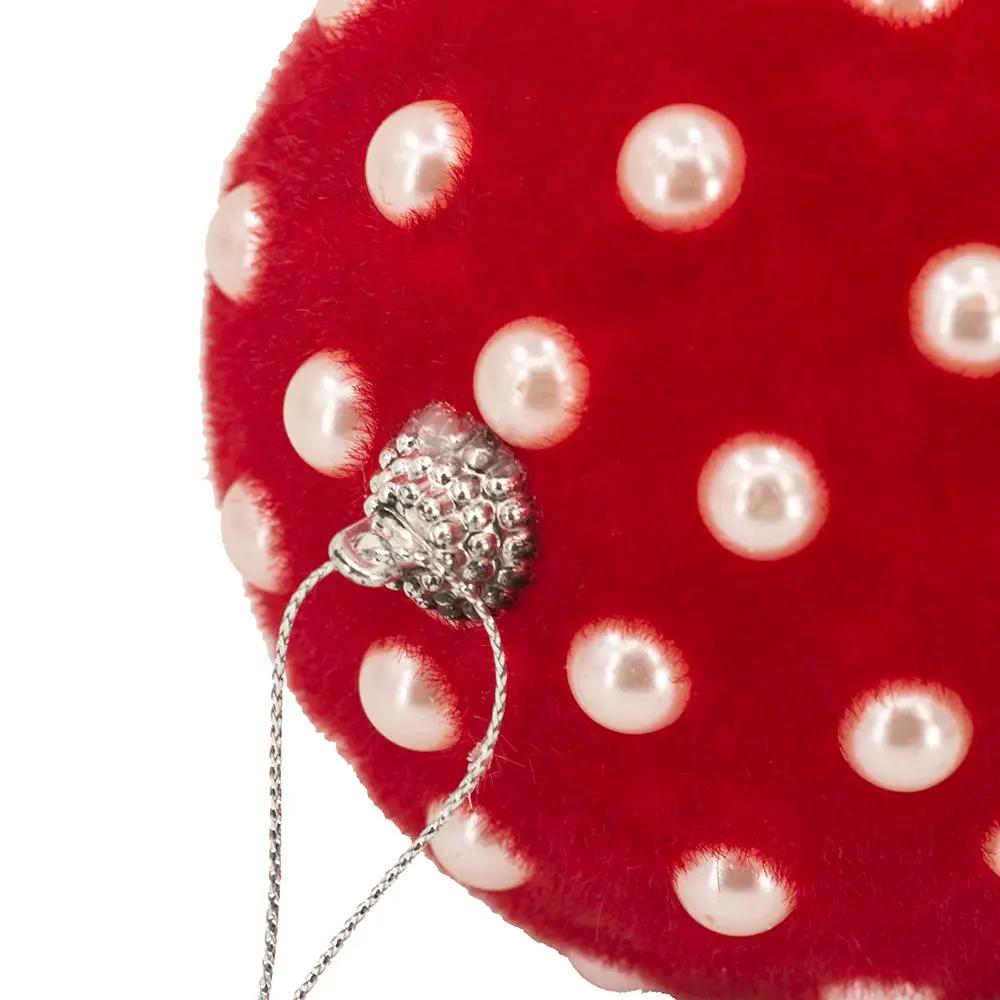 D3.9" Christmas Ball Ornaments, Set of 6 by HouseOfZazla