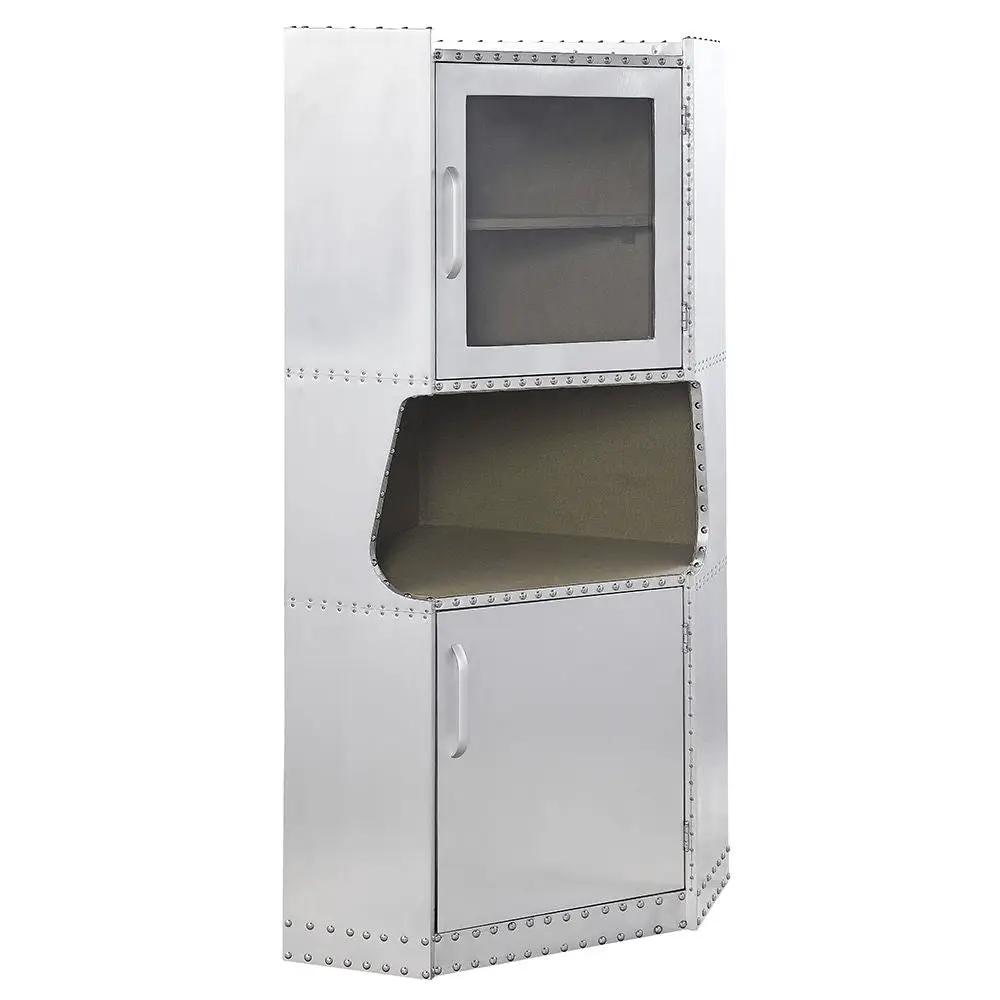 Brancaster - 57" Cabinet - Aluminum by Unique Piece Furniture