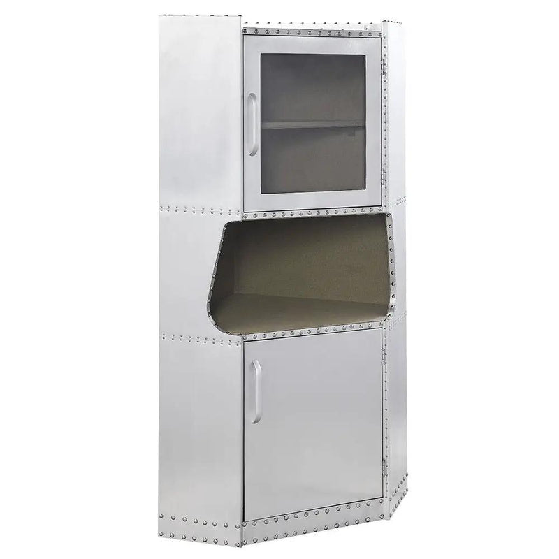 Brancaster - 57" Cabinet - Aluminum by Unique Piece Furniture