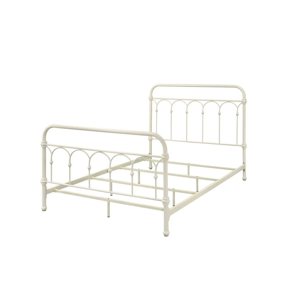 Citron Full Bed - Elegant Metal Panel Design