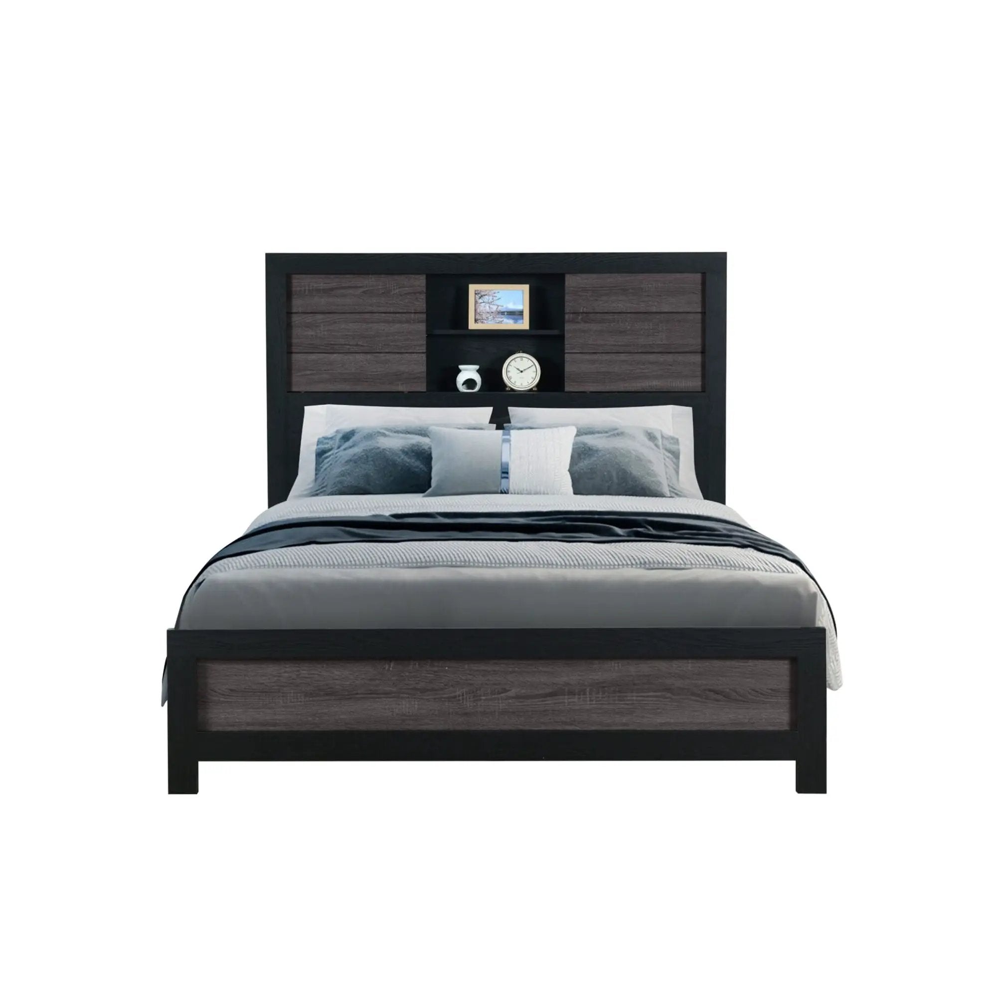 Soluto - Bed With Bookcase Headboard
