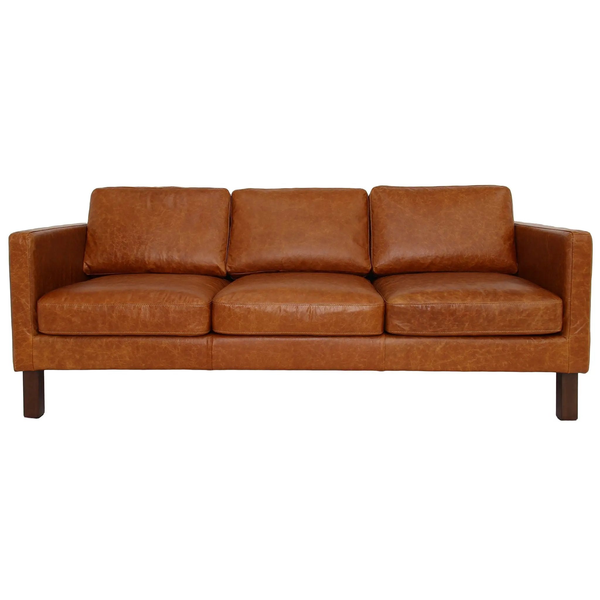 Memphis - Waxy Sofa - Cognac by HouseOfZazla