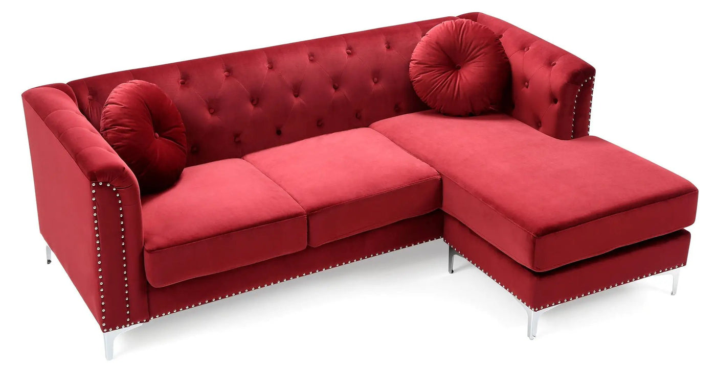 Soft y Micro Suede Sofa Chaise by HouseOfZazla