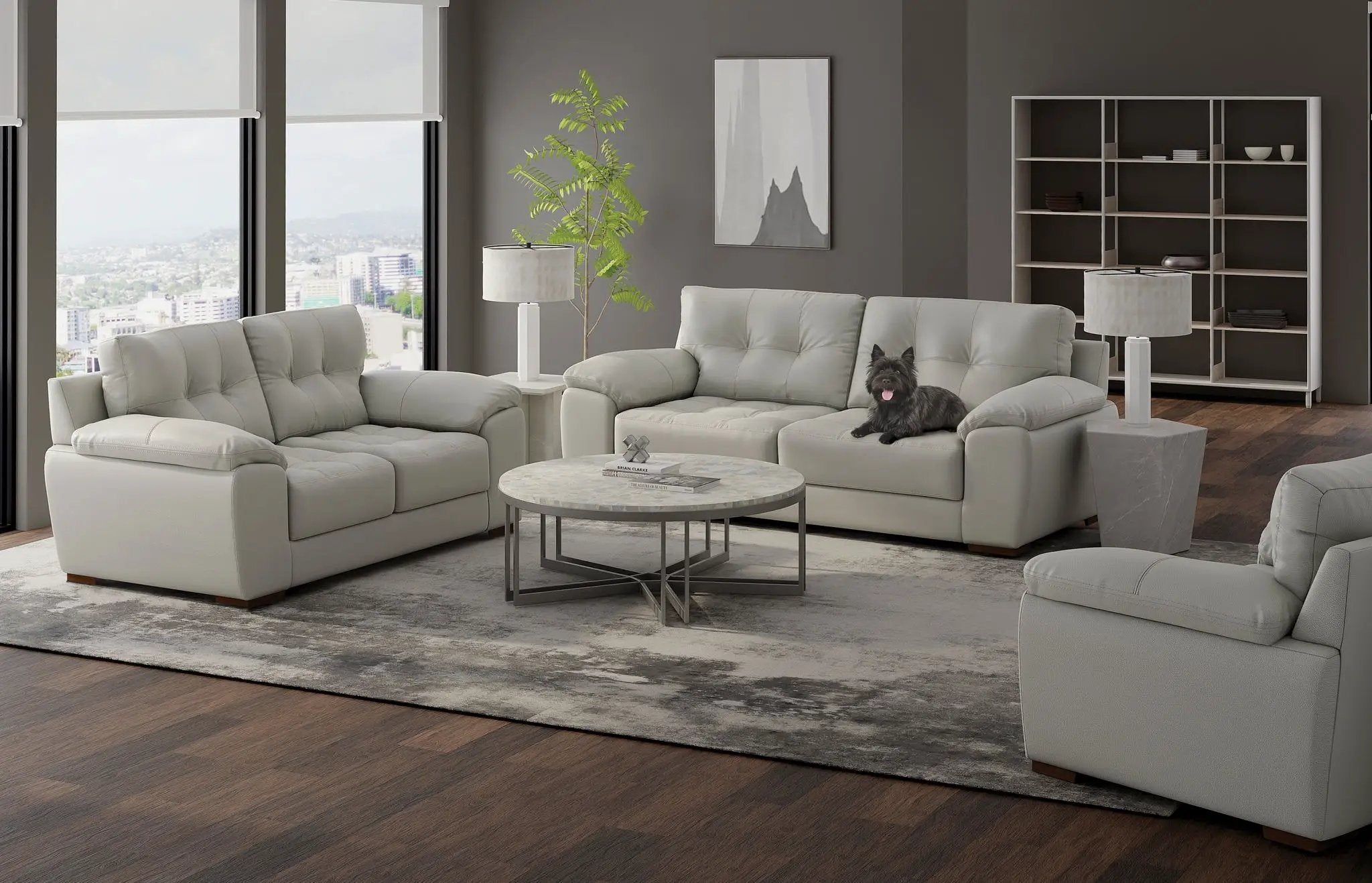 Finn - Sofa - Pebble by Unique Piece Furniture