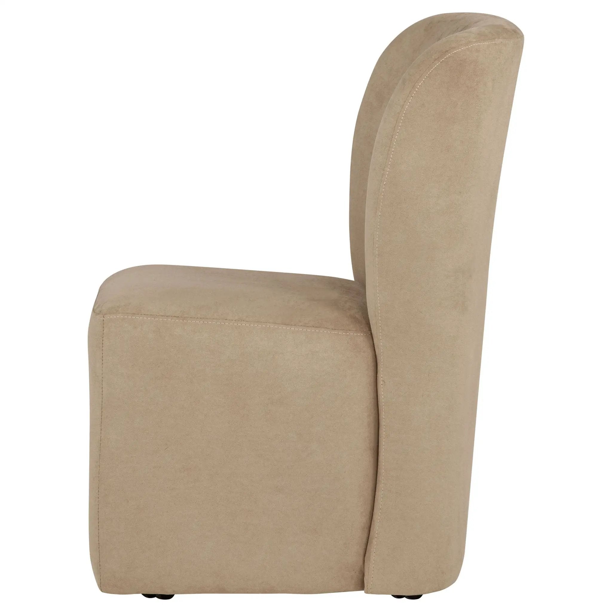 Jaelynn Upholstered Parsons Dining Side Chair Tan (Set of 2) by Unique Piece Furniture