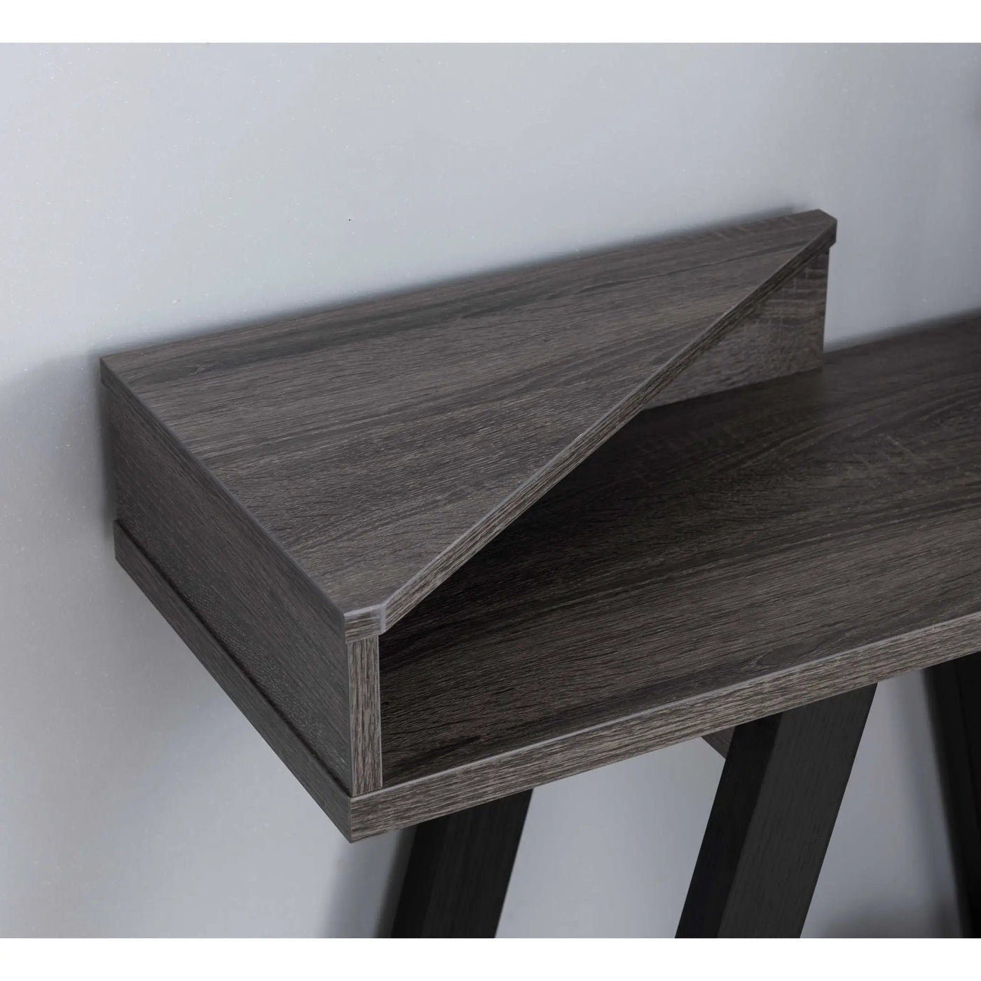 Contemporary Console Table With Two Shelves by HouseOfZazla